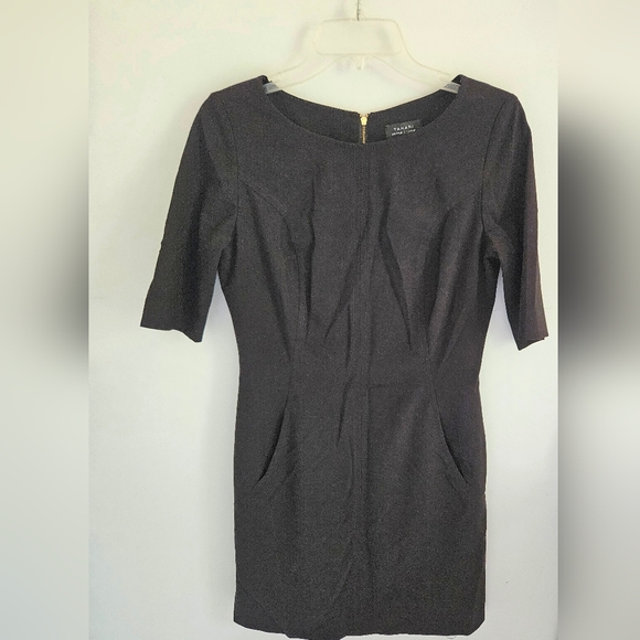 Tahari Black Structured Dress - Picture 1 of 3